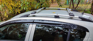 Opel Astra H 2004-2013 Dachträger für normale Reling abschließbar (2 Stk) Schwarz Foto 1