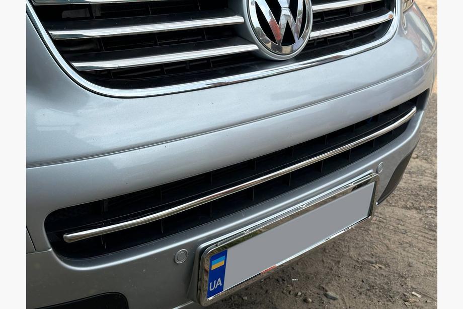 Volkswagen T5 Multivan 2003–2010 Abdeckung für unteren Kühlergrill (Edelstahl) OmsaLine - Italienischer Edelstahl Image