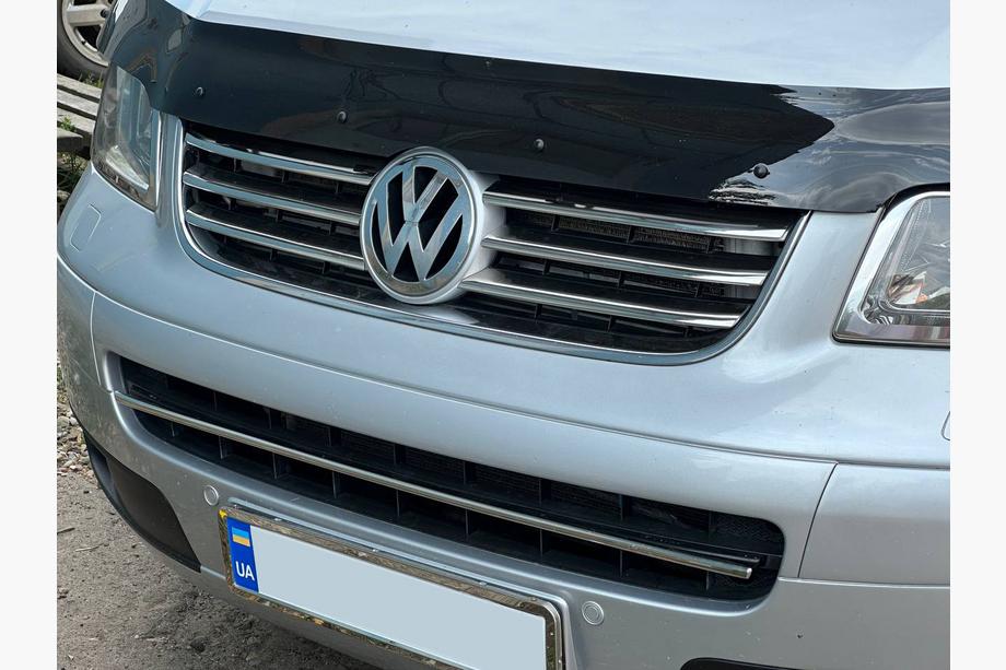 Volkswagen T5 Multivan 2003–2010 Abdeckung für unteren Kühlergrill (Edelstahl) Carmos - Türkischer Edelstahl Foto 4