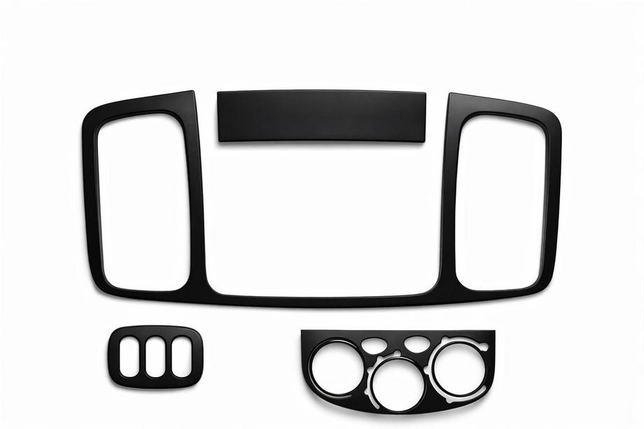 Opel Vivaro 2001–2015 Armaturenbrett Abdeckungen (Kleines Set) Aluminium Foto 2