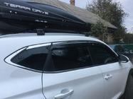 Hyundai Tucson TL 2016-2021 Windabweiser mit Chromleiste (6 Stk, Niken) Foto 4