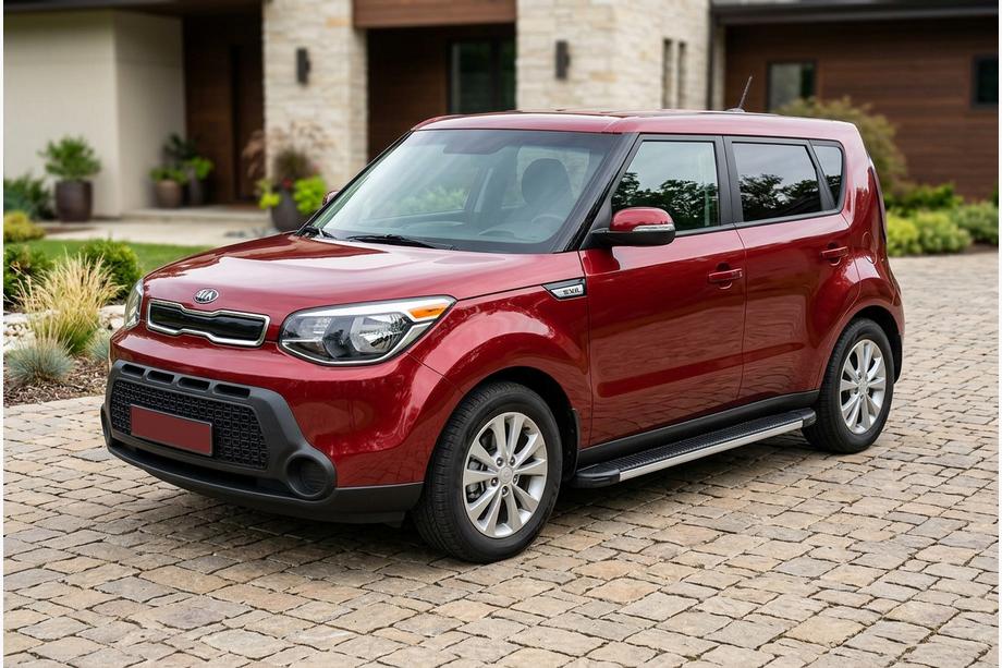 Kia Soul II 2013-2018 Seitenschweller Maya V1 (2 Stk., Aluminium) Image