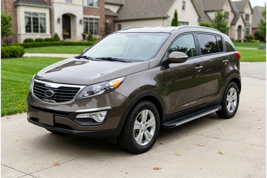 Kia Sportage 2010-2015 Seitenschweller Maya V1 (2 Stk., Aluminium) Image