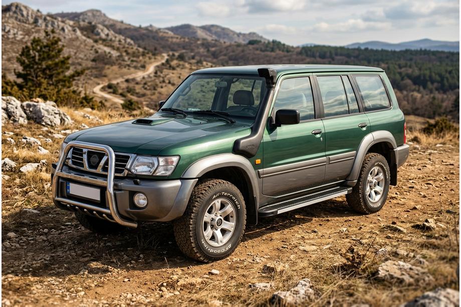Nissan Patrol Y61 1997-2011 Seitenschweller Maya V1 (2 Stk., Aluminium) Image