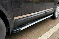 Nissan Qashqai 2007-2010 Seitenschweller Maya V1 (2 Stk., Aluminium) Foto 1