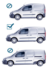 Mercedes Citan 2013-2021 Originale Dachreling (mit Quertraversen) (Standardbasis) Grau+Schwarz Foto 12