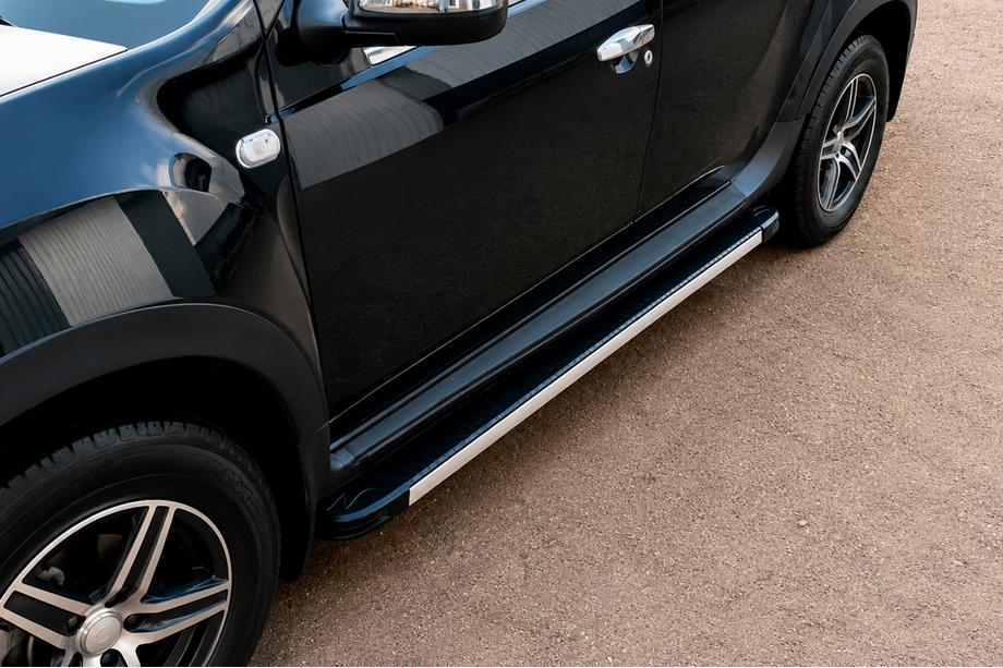 Renault Duster 2008–2017 Seitenschweller Maya V1 (2 Stk., Aluminium) Image