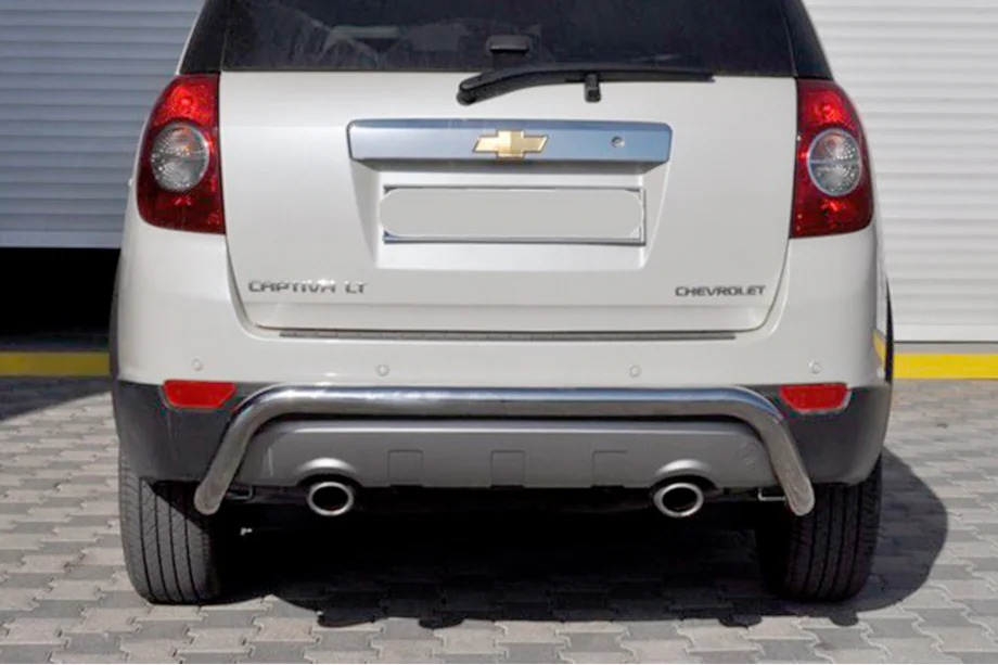 Chevrolet Captiva 2006-2019 Heckbügel AK007 (Edelstahl) Image
