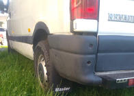 Renault Master 1998-2010 Premium Passgenaue Schmutzfaenger mit Vertiefung (2 Stk, Gummi) Foto 5