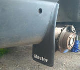 Renault Master 1998-2010 Premium Passgenaue Schmutzfaenger mit Vertiefung (2 Stk, Gummi) Foto 1