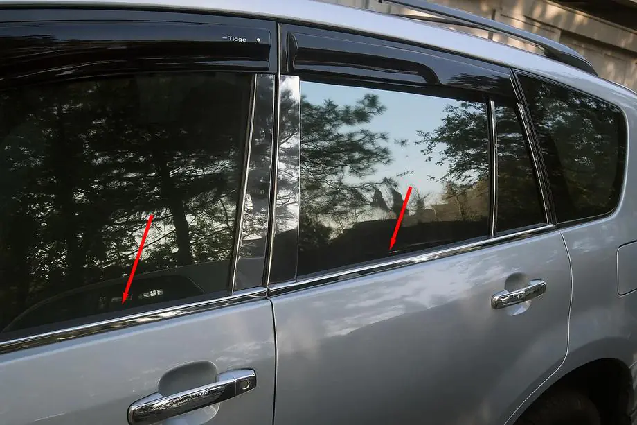 Chery Tiggo 1 2005-2016 Fensterumrandung Edelstahl Image
