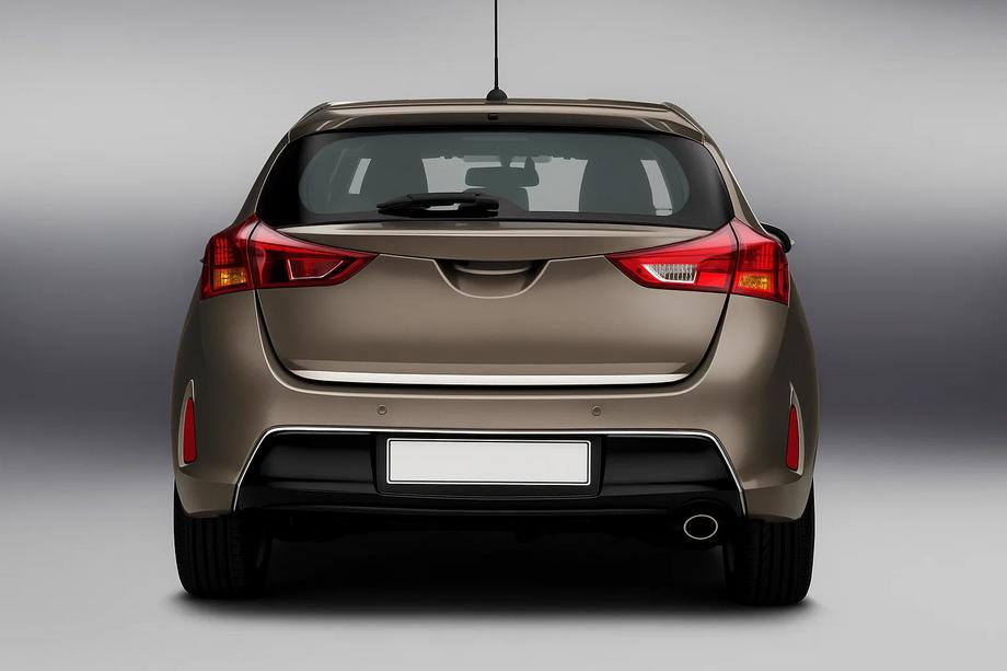 Toyota Auris 2012-2018 Kofferraumleiste Edelstahl OmsaLine - Italienischer Edelstahl Image