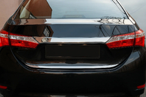 Toyota Corolla 2013-2019 Kofferraumleiste Edelstahl Foto 1