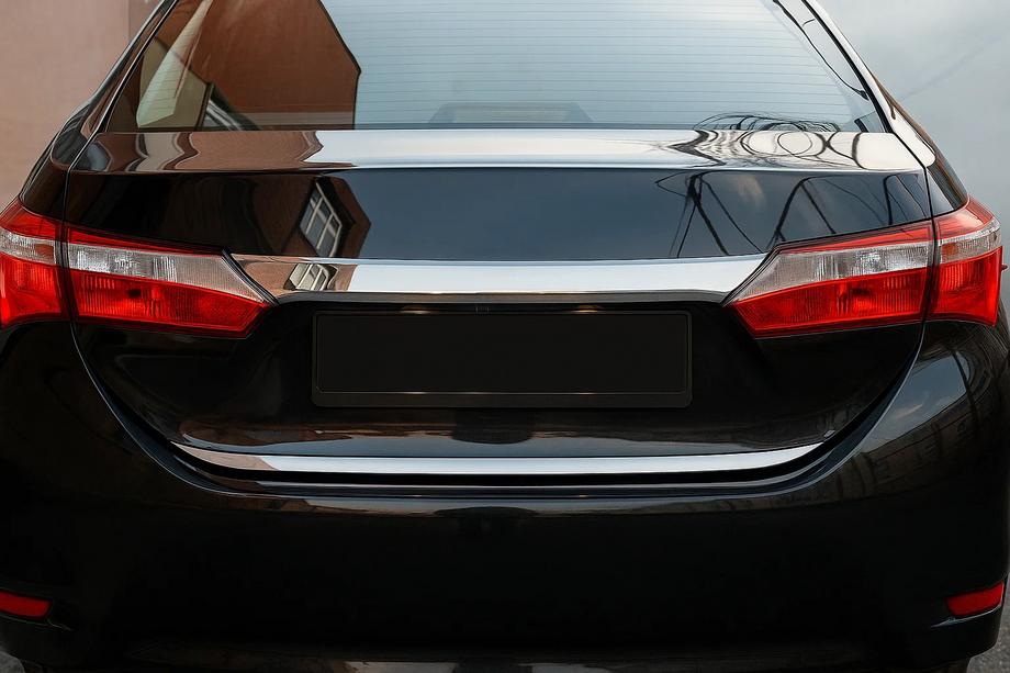 Toyota Corolla 2013-2019 Kofferraumleiste Edelstahl Image