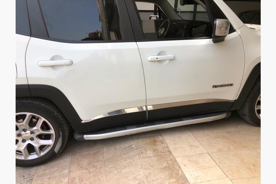 Jeep Renegade 2014- Türleisten Edelstahl (4 Stk) Carmos - Türkischer Edelstahl Foto 2