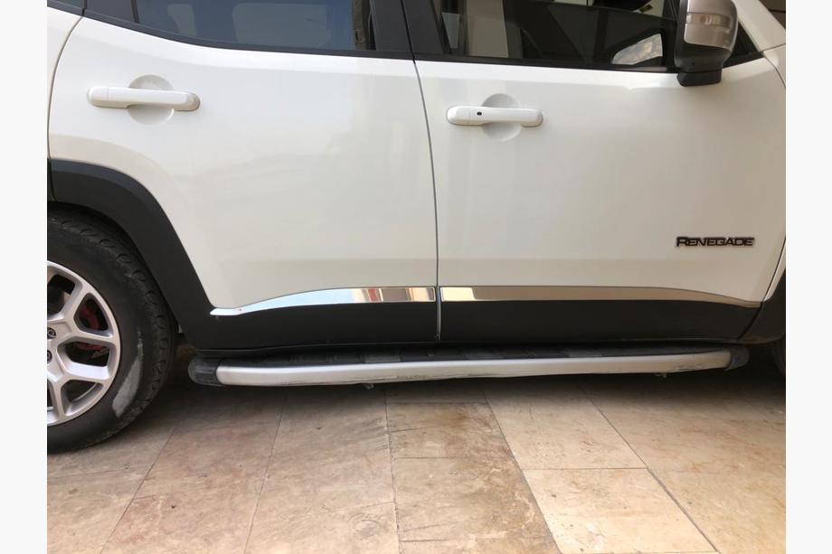 Jeep Renegade 2014- Türleisten Edelstahl (4 Stk) Carmos - Türkischer Edelstahl Foto 3