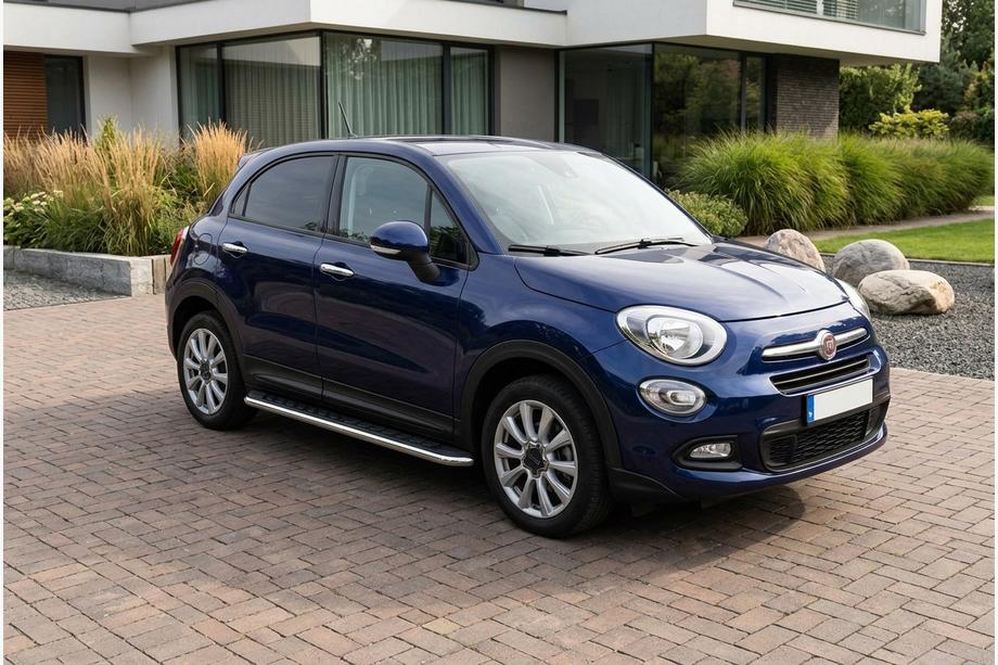 Fiat 500X 2014-2024 Trittbretter Maydos V1 (2 Stk., Aluminium & Edelstahl) Image