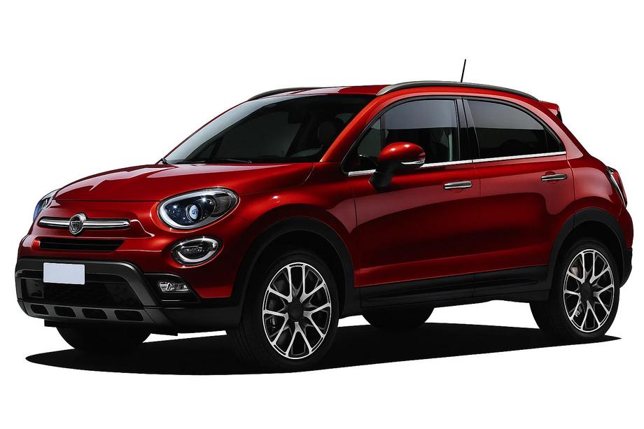 Fiat 500X 2014-2024 Fensterleisten Chrom (4 Stk) Image