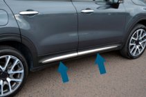 Fiat 500X 2014-2024 Türleisten Chrom (4 Stk) Foto 2