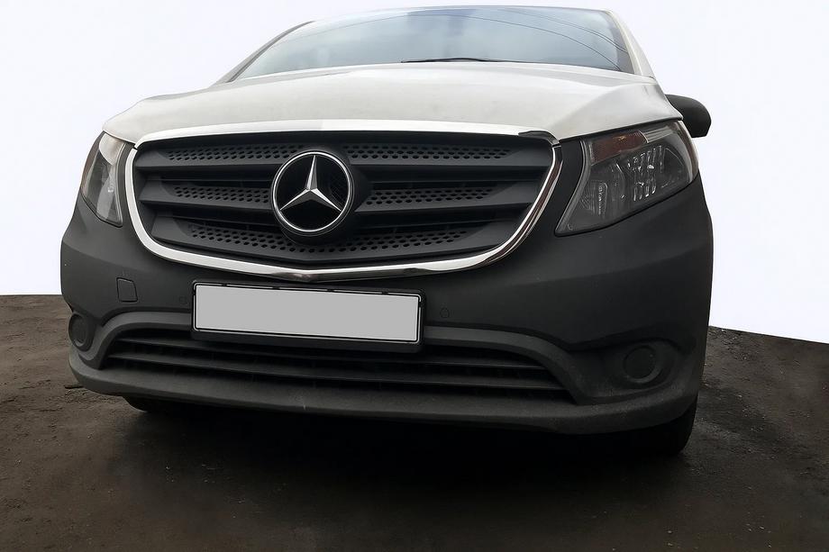 Mercedes Vito/V-class W447 2014- Grillumrandung (2 Stk., Edelstahl) Image