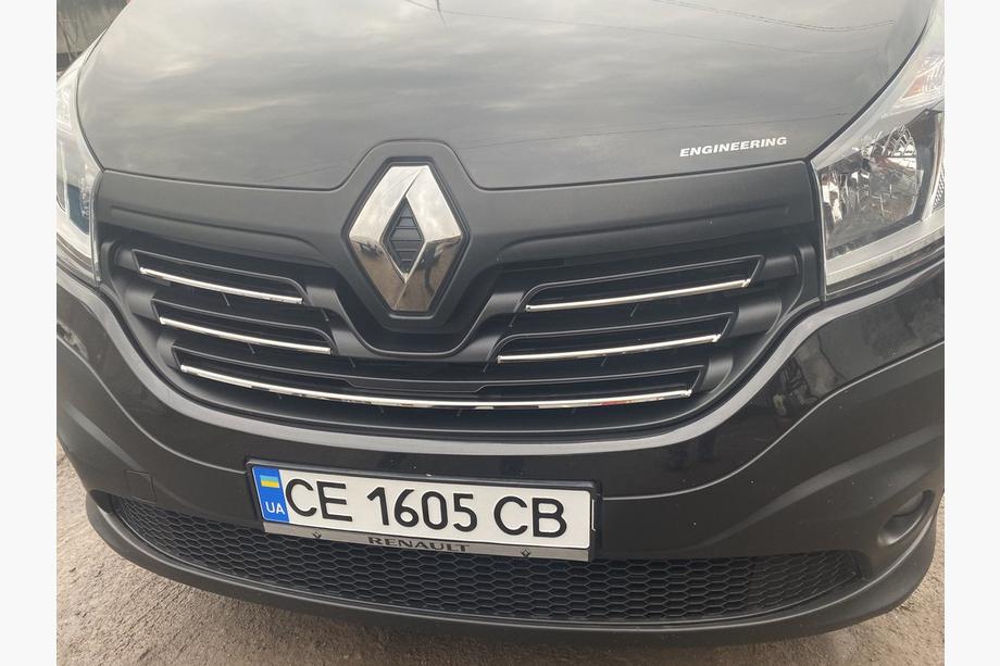 Renault Trafic 2015- Chrom Kühlergrill Abdeckung 2015-2019 (5 Stück, Edelstahl) Carmos - Türkischer Edelstahl Foto 3