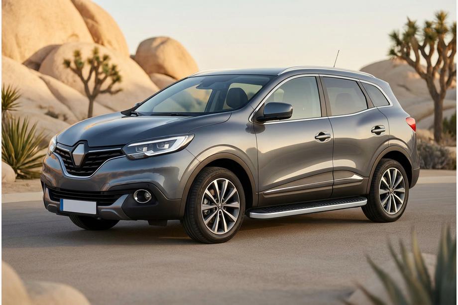 Renault Kadjar 2015-2022 Seitenschweller Tayga Grey (2 Stk., Aluminium) Image