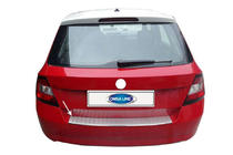 Skoda Fabia 2014-2021 Heckstoßstangenschutz Edelstahl Foto 1