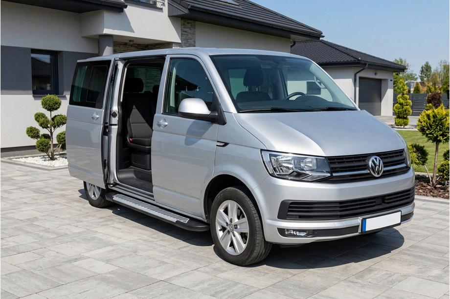 Volkswagen T6 2015-2024 Seitenschweller Line (2 Stk., Aluminium) Kurzer Radstand Image