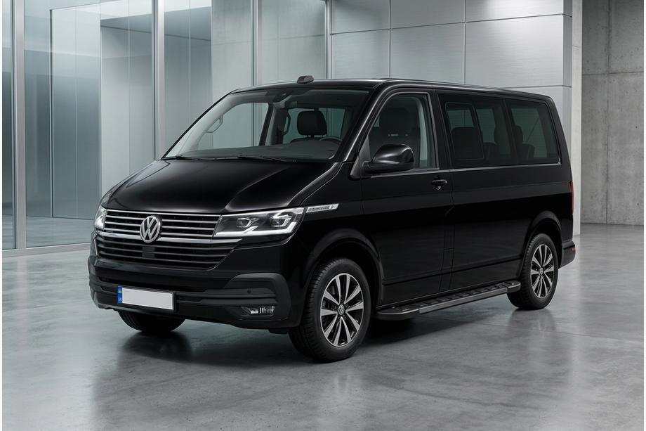 Volkswagen T6 2015-2024 Seitenschweller RedLine Black (2 Stk., Aluminium) Langer Radstand Image