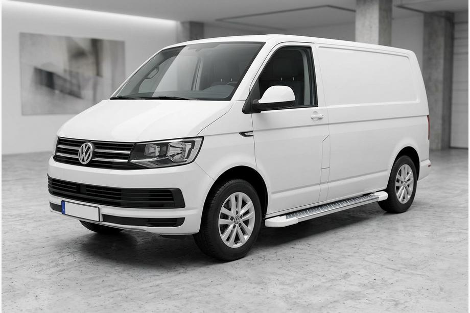 Volkswagen T6 2015-2024 Seitenschweller Allmond White (2 Stk., Aluminium) Image
