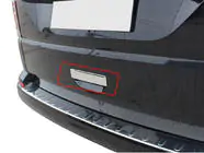 Volkswagen T6 2015-2024 Abdeckung für hinteren Türgriff (Edelstahl) Foto 4