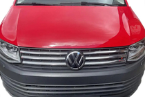 Volkswagen T6 2015-2024 Chrom Kühlergrill Blenden 2015-2019 (4 Stk, Edelstahl) OmsaLine - Italienischer Edelstahl Foto 4