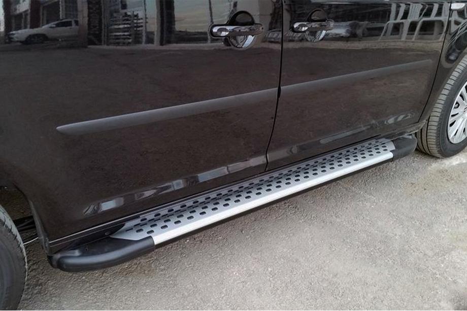 Volkswagen Caddy 2015-2020 Trittbretter Allmond Grey (2 Stk., Aluminium) Image