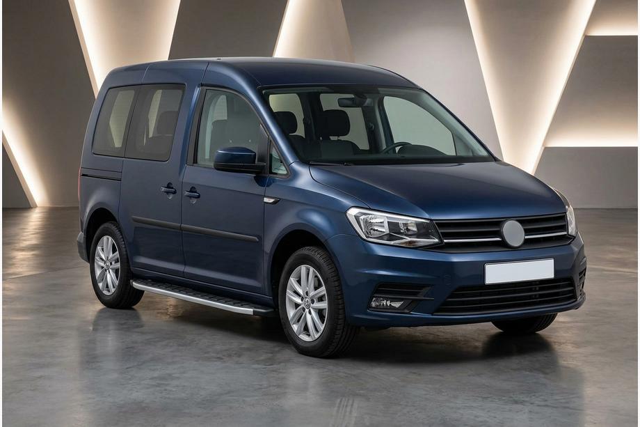 Volkswagen Caddy 2015-2020 Seitenschweller Fullmond (2 Stk., Aluminium) Standardbasis Image