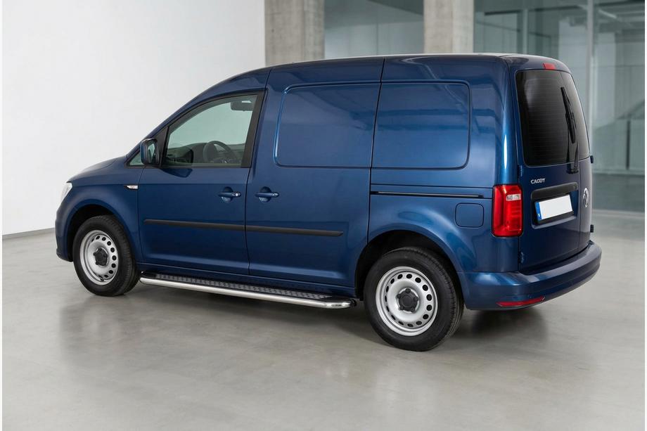 Volkswagen Caddy 2015-2020 Seitenschweller Maydos V2 (2 Stk., Aluminium & Edelstahl) Kurzer Radstand Foto 1