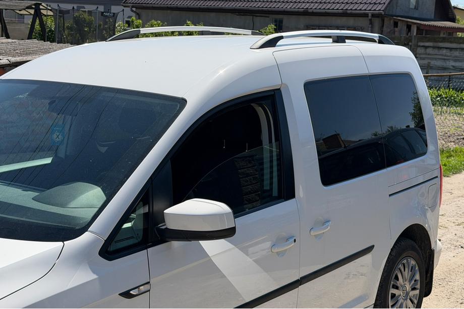 Volkswagen Caddy 2015-2020 Dachreling Chrom Maxi-Basis, Kunststofffüße Foto 4