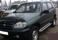 Chevrolet Niva 1998-2020 Seitenschweller Premium (2 Stk., Edelstahl) Foto 2