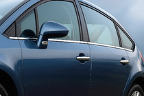 Citroen C-4 2004-2010 Fensterzierleisten Edelstahl Hatchback, Carmos - Türkischer Stahl Foto 1