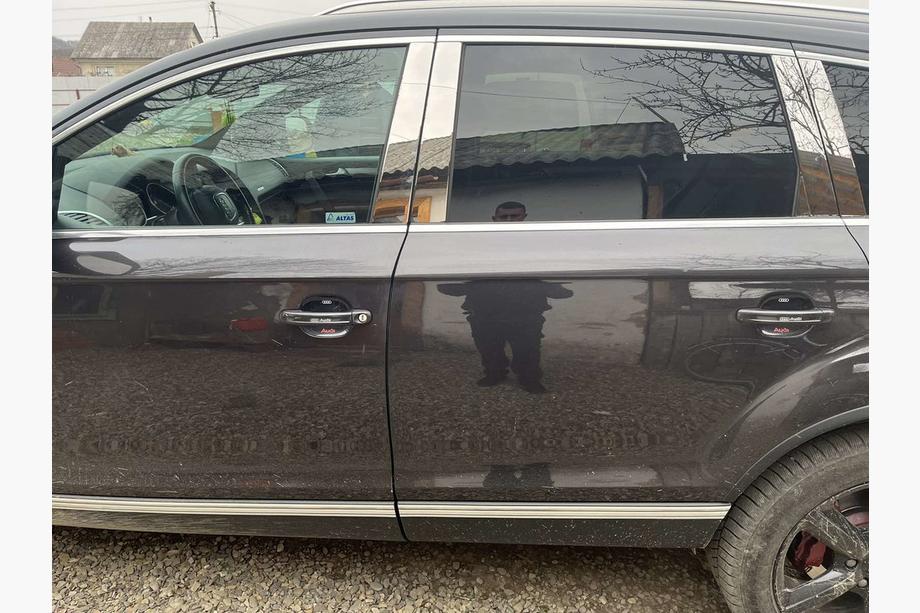 Audi Q7 2005-2015 Edelstahl Türsäulen Zierleisten Image