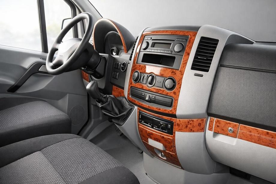 Mercedes Sprinter W906 2006–2018 Armaturenbrett Abdeckung (Meric, 19 Teile) Aluminium Image