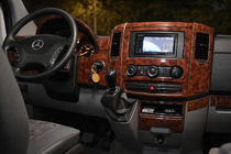 Mercedes Sprinter W906 2006–2018 Armaturenbrett Blenden (Meric, 50 Teile) Carbon Foto 2
