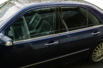 Mercedes E-class W210 1995-2002 Fensterunterkante Zierleisten Edelstahl (4 Stk) OmsaLine - Italienischer Edelstahl Foto 1