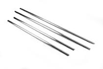 Mercedes E-class W210 1995-2002 Fensterunterkante Zierleisten Edelstahl (4 Stk) OmsaLine - Italienischer Edelstahl Foto 4