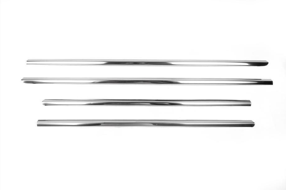 Mercedes E-class W210 1995-2002 Fensterunterkante Zierleisten Edelstahl (4 Stk) Carmos - Türkischer Hersteller Foto 2
