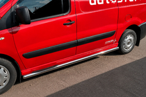 Citroen Jumpy 2007–2017 Seitliche Rohre (2 Stk., Edelstahl) Foto 6