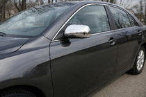 Toyota Camry 2006-2011 Spiegelabdeckungen Chrom (2 Stk) OmsaLine - Italienischer Edelstahl Foto 1