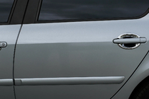 Peugeot 307 2001-2008 Chrom Unterlagen für Türgriffe (4 Stk, Kunststoff) Foto 2