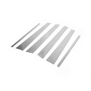 Edelstahl Türsäulen Zierleisten (6 Stk) Mercedes ML W163 1997-2005 Foto 3