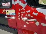 Mercedes Sprinter W901/902/903/904/905 1995–2006 Chrom Türgriffblenden (4 Stk, Edelstahl) OmsaLine - Italienischer Edelstahl Foto 3