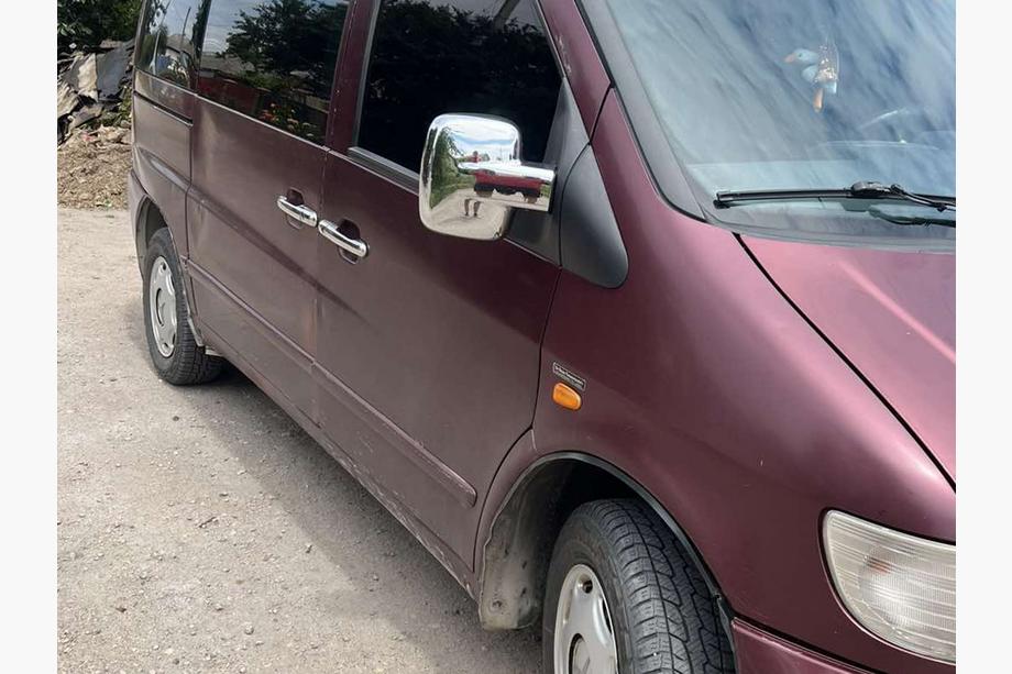 Mercedes Vito W638 1996-2003 Chrom Türgriffblenden (Edelstahl) 4 Stück. Carmos - türkischer Stahl Image